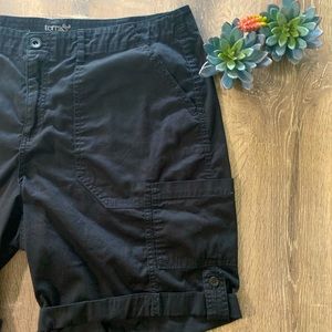 Terra & Sky Black Soot Cargo Shorts